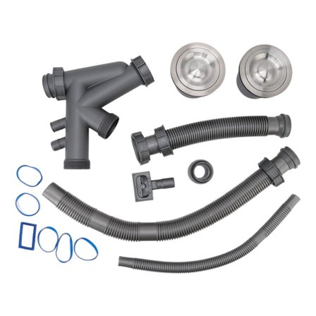 Kjøkkenvask avløpssett Hurtigkobling Funksjonelt servant avløp for baderom i hjemmet