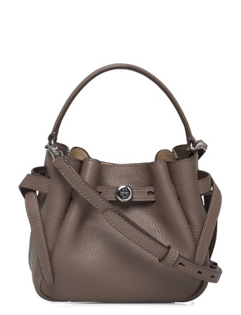 Tory Burch Romy Mini Bucket Bag - Brown - ONE SIZE