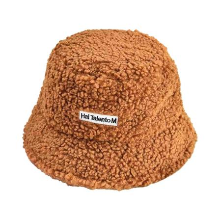 Dam Vinterimitation Lammull Bucket Hat-one Size