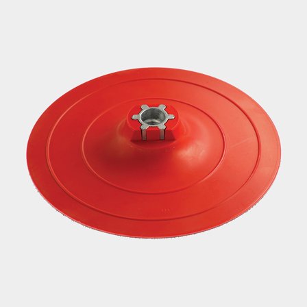 Plateau de support pour polisseuses Mirka Backing Pad, Ø150 mm, M14, dur, rouge
