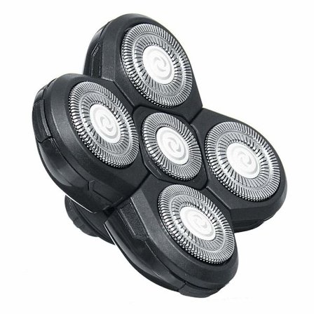 5 barberhoder, BladeHeads barberhoder erstatning for elektrisk barberhøvel barbering skallet verktøy enkel installasjon hode og ansikt elektrisk 