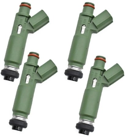 4 deler nye drivstoff injektorer 23250-22040 23209-22040 for Toyota med farge pakke boks