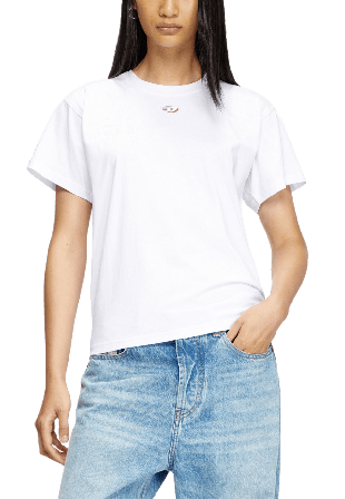 Diesel T-Marey T-shirts Dam Vit S