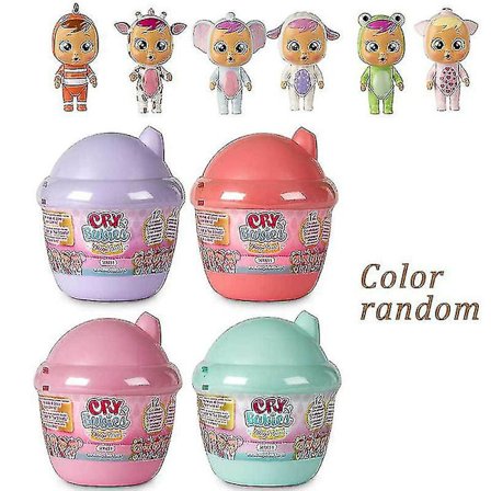 3D-muoviset itkevät nukke-setit, itkevät nukke-lelut lapsille, yllätylahja