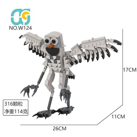 99 netter i skogen byggeklosser | Spillinspirert konstruksjonssett | Kreativt monteringsleketøy*W124*