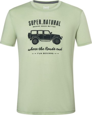 Super.natural Men's All Terrain Tee Men short-sleeved sweaters Green S