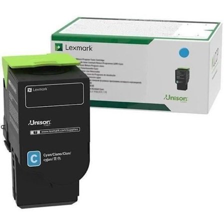 Lexmark C242XC0 cyan tonerpatron med ekstra lang ydelse, returprogram