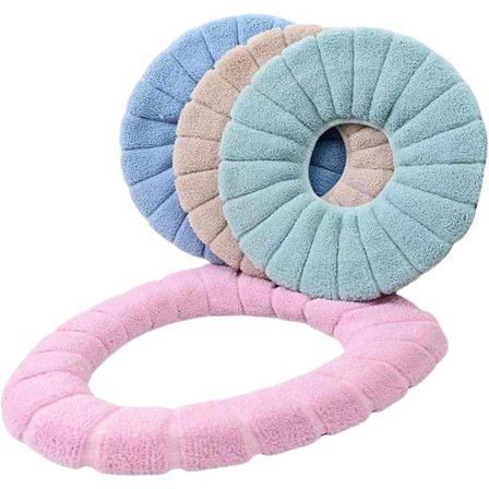 4-pakning strikket toalettsete for hjemmebruk