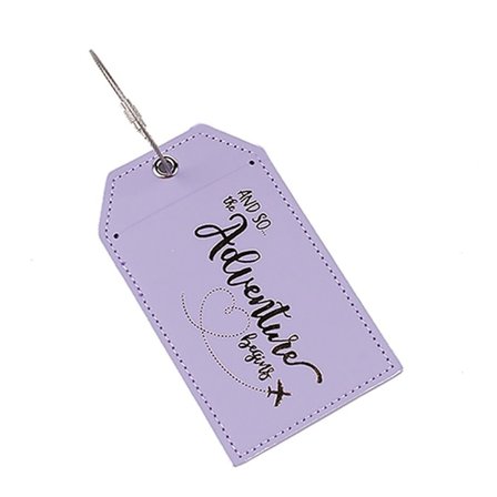 Bagasjemerker Bagasje Håndveskeetikett LILLA