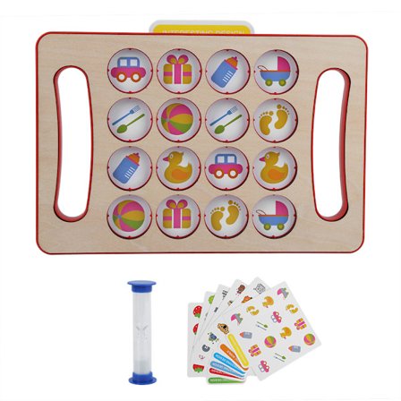 Minnebrikker i tre, foreldre-barn interaktivt hjernetreningsspill