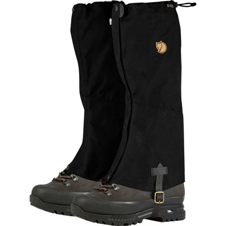 Fjällräven Women's Singi Gaiters in Black/Schwarz, G-1000 | Size: Large/XL