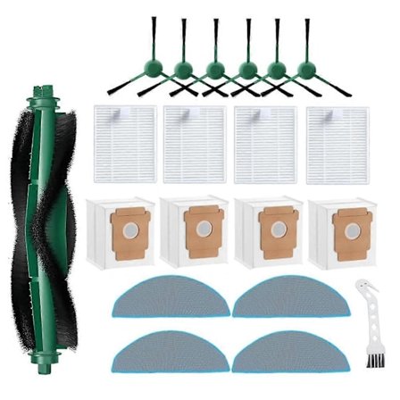 Kompatibel med IRobot Roomba 104 Combo/105 Vac/105 Combo/105 Combo+/Q052 Støvsuger Dele Hoved Sidebørste Filtre Moppe Støvposer