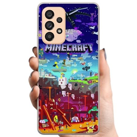 Kompatibelt Mobildeksel til Samsung Galaxy A53 5G MineCraft
