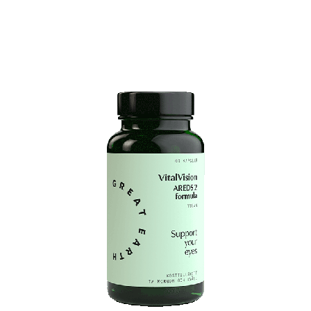 Great Earth VitalVision 60 kapslar zink