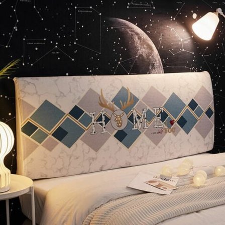 Sänggavelöverdrag, Dammskydd för Vadderad Sänggavel (F, Sänggavel Längd: 70cm-120cm).pa