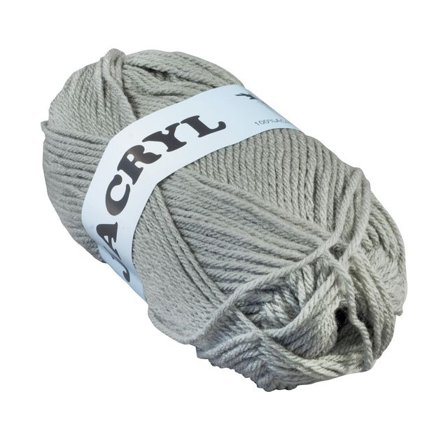 Akrylgarn 50g grå - Lyreco - Skola och förskola - Hobbymaterial - Garn