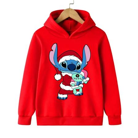 Hauska 90-luvun jouluinen Stitch-huppari lapsille, piirrettyj vaatteita tyt ille ja pojille, Lilo ja Stitch -paita, vauvan rento yl osa 59028 59028 