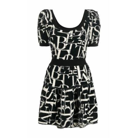 Elisabetta Franchi, Mini Dress Zwart, Dames, Maat:XS