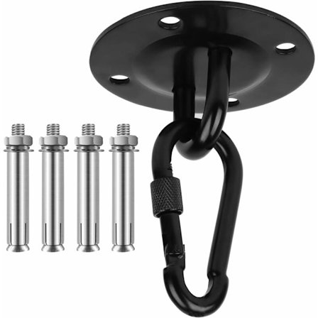 Takkrok, Rostfria Hängande Krokar, 400 kg Kapacitet Hängmatta Krokar Kit Rostfria Hängande Krokar, för Säck, Slingtränare, Gunga, Säte