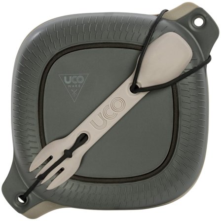 UCO Four Piece Mess Kit eating utensils Black OneSize