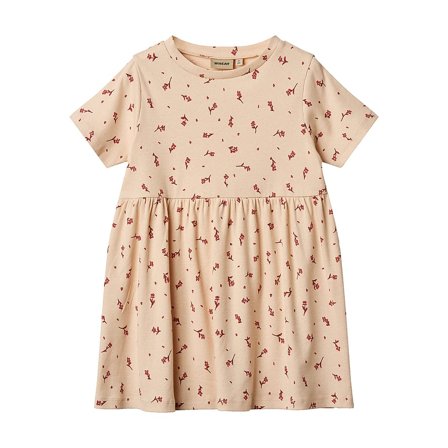 WHEAT Jersey Dress Short Sleeve Anna Rose Water Flowers Str 116/6 år, Tøj & Bolig, Børnetøj, Øvrigt