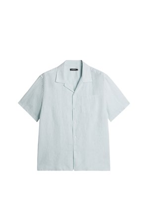 J.Lindeberg - Elio Linen Melange Shirt - Blue - Mann - M