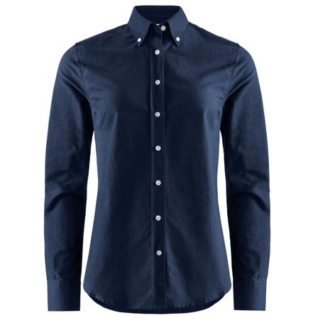 Oxfordskjorta Porto dam mar M - Lyreco - Yrkeskläder - Skjortor och blusar - Skjortor