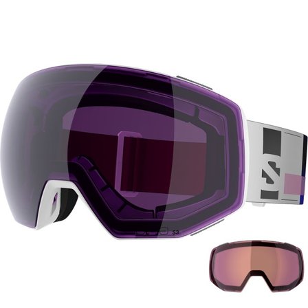 Salomon - Uniseks skibril Radium Prime Sigma (and Extra Lens) - White