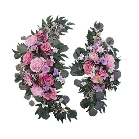 2023 Rose Kunstig Blomst Bryllupsbue Dørdekorasjon