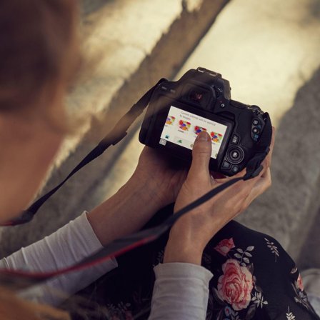 Canon EOS 250D - digitalkamera EF-S 18-55 mm III-linse