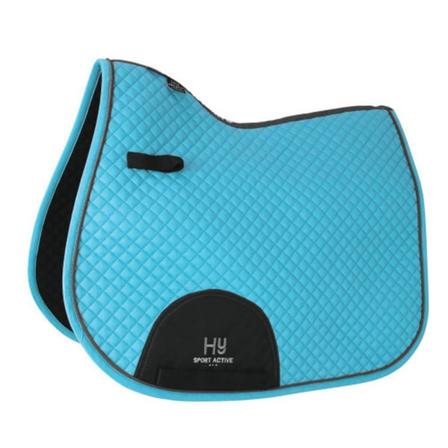 Hy Sport Active Gp Cotton Horse Sadelunderlag Pony/cob Sky Blue