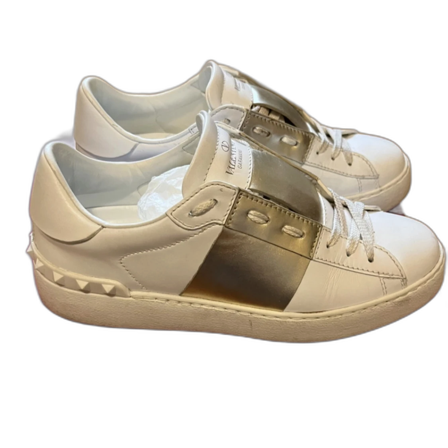 Valentino Garavani Open sneakers vit/guld