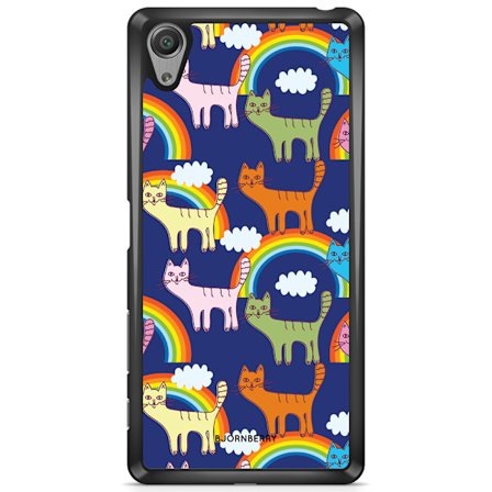 Bjornberry Skal Sony Xperia X - Katter & Regnbågar