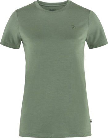 Fjällräven Women's Abisko Wool Ss Women short-sleeved sweaters Green XS