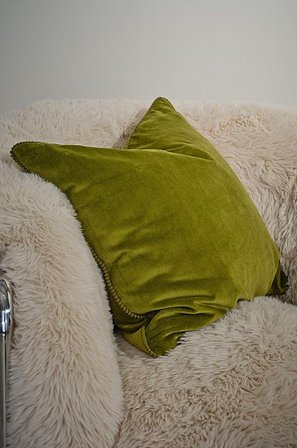 Jotex - Kissenbezug 50x50 Cm olivgrün - BOBBI - Kaufe Dekokissen und Kissenbezüge bei Jotex