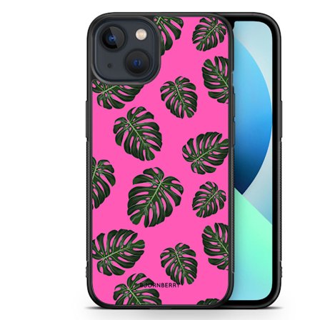 Bjornberry Skal iPhone 13 Mini - Monstera Rosa