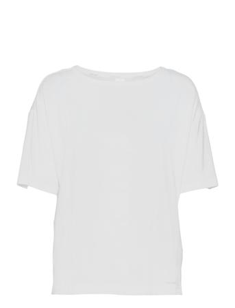 S/S Wide Neck White Calvin Klein