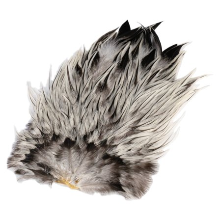 Whiting Brahma Rooster Saddle - Silver Badger