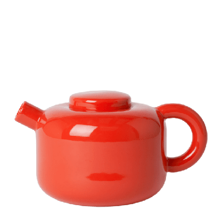 Åhléns Home Tekanna i stengods SAM Köksredskap Röd ONESIZE