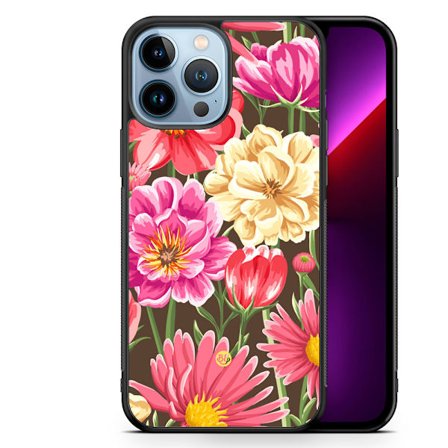 Bjornberry Skal iPhone 13 Pro Max - Sömlösa Blommor