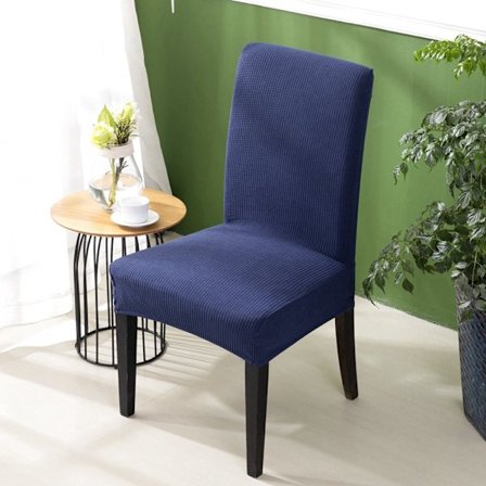 Vedenpitävä joustava tuolinpäällinen paksu polar fleece ruokapöydän tuolinpäällinen yksivärinen kodin tuolinpäällinen