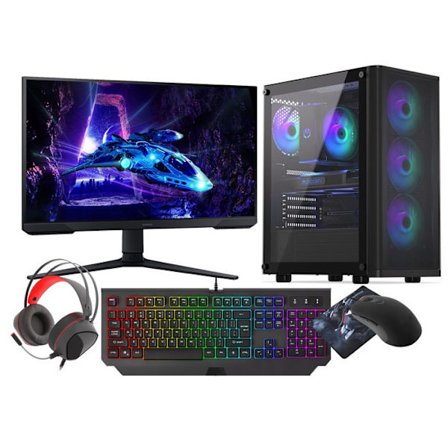 PC-spel VIST Core i5-14400F RTX 5060 32GB DDR4 SSD 1TB + Samsung-skärm 24 180Hz