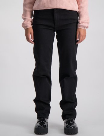 Scotch & Soda The Sky straight jeans — Clean black Svart Jeans Jente - Kids Brand Store