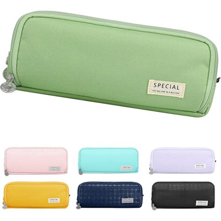 Skoleblyantveske Stor Kapasitet Blyantveske med 3