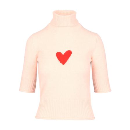Sportmax Turtlenecks rosa, Dam Polotröjor, Dam, Storlek: S