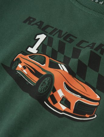 name it Nmmvagno Ls Loose Top - Green - 110