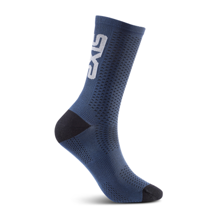 Calze SIXS SHORT LOGO V2 Blu/Nero L