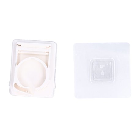 Hylle Kontor Husholdning Uten Hull Vegghengt Hylle Justerbar Kaliber Oppbevaringshylle Hvit