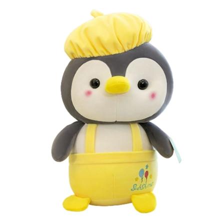 Søt Rem Penguin Plysjleke Supermyk Fylt Dukke Flott Gave Til Barn 35cm Yellow