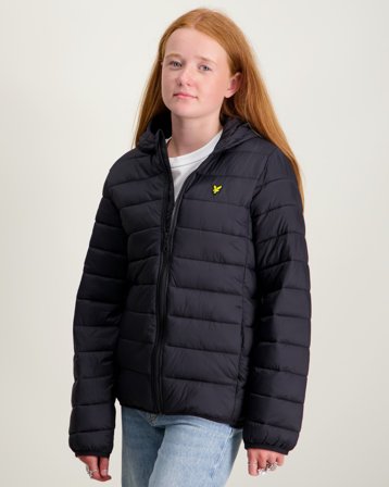 Lyle & Scott Light Weight Padded Jacket Svart Jakker Jente - Kids Brand Store
